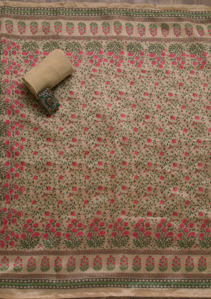 PRINTED CHANDERI