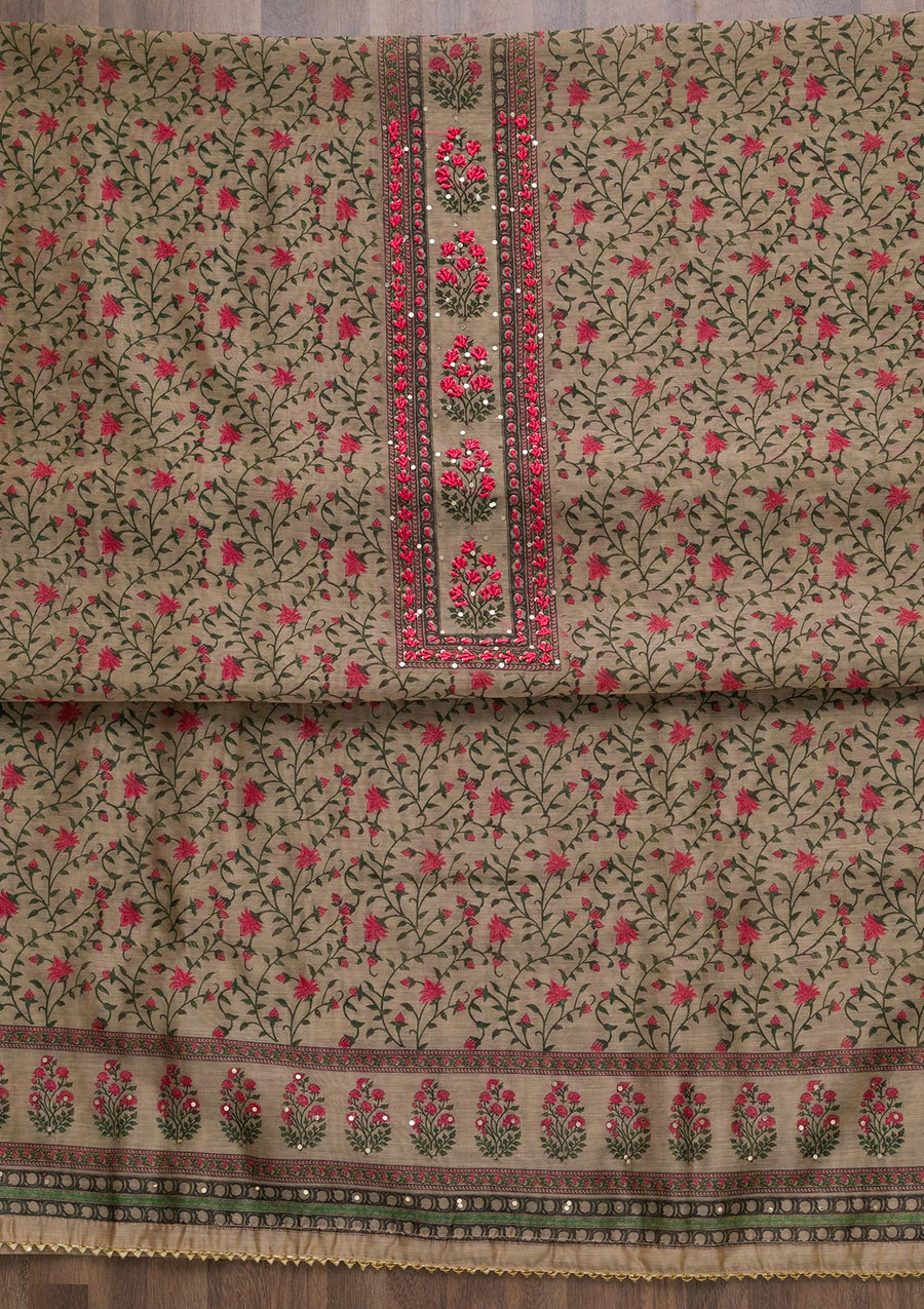 PRINTED CHANDERI