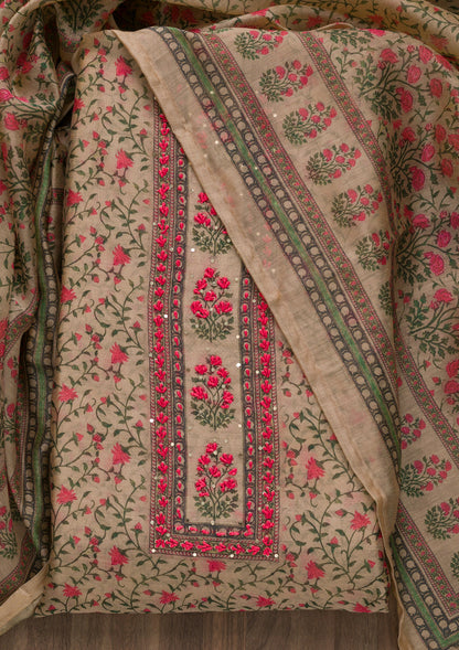 PRINTED CHANDERI