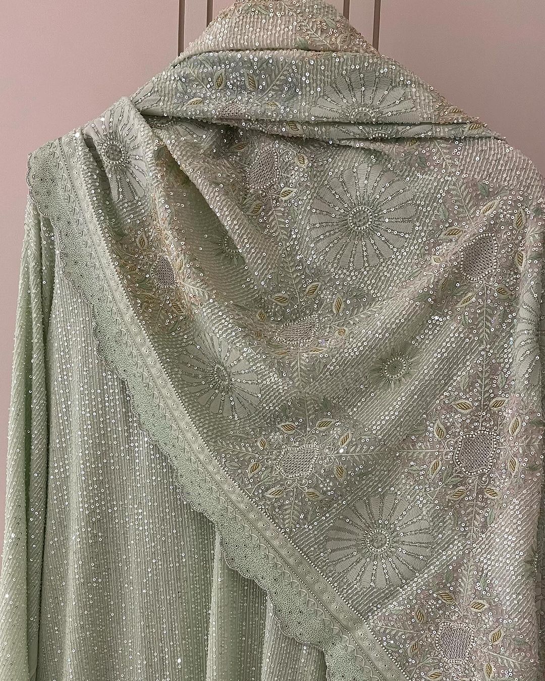 PURE GEORGETTE HAND WORKED LUXURY
