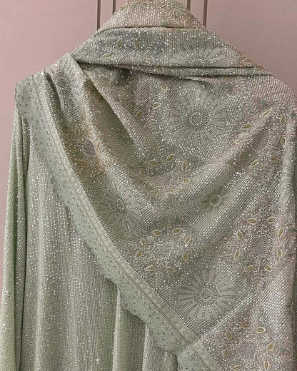 PURE GEORGETTE HAND WORKED LUXURY