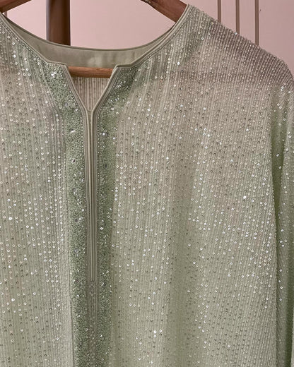 PURE GEORGETTE HAND WORKED LUXURY