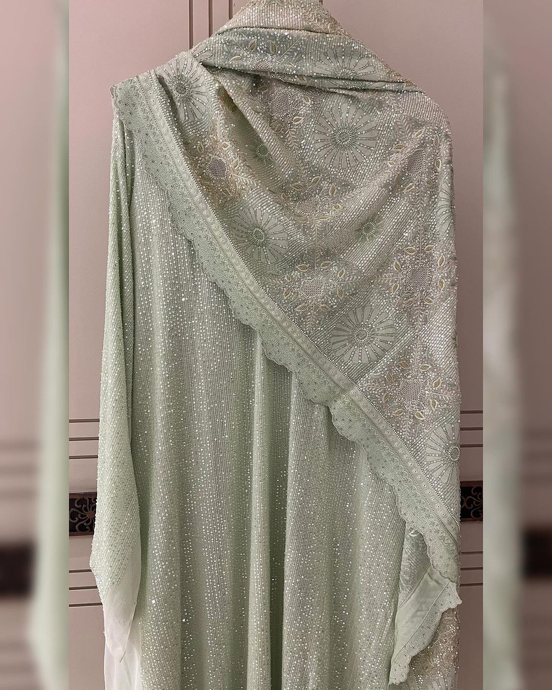 PURE GEORGETTE HAND WORKED LUXURY