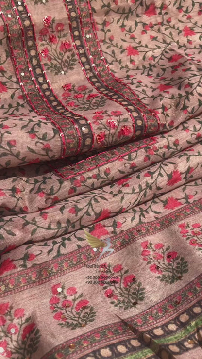 PRINTED CHANDERI