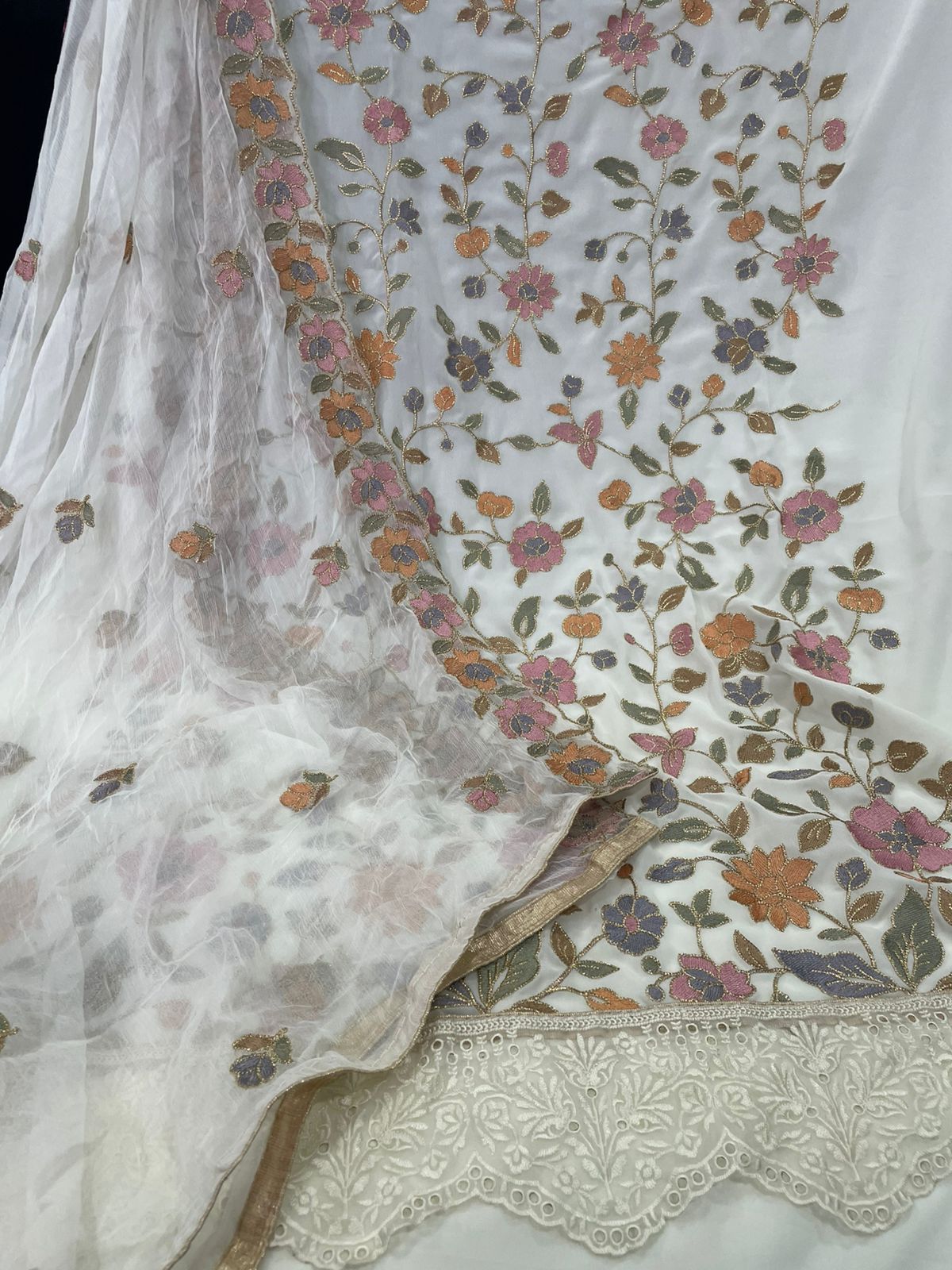 Embroidered Georgette