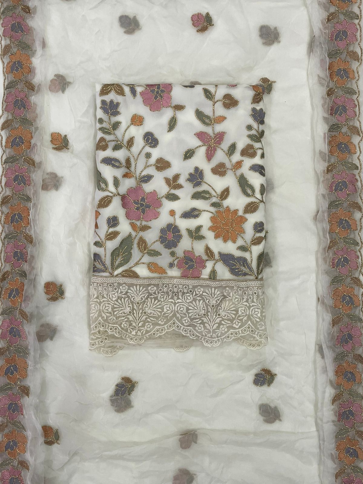 Embroidered Georgette